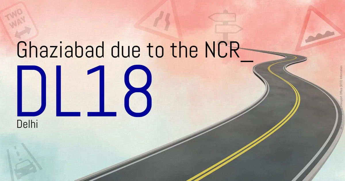 DL18 - Ghaziabad due to the NCR
